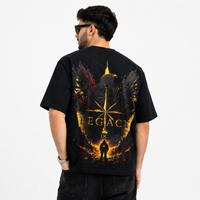 Drapes Dragon fly oversized t shirt