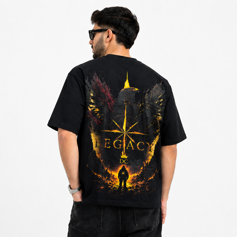Drapes Dragon fly oversized t shirt
