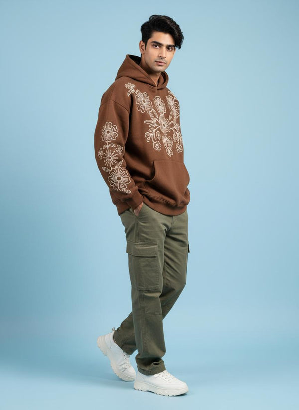 Brown Designed Hoodies